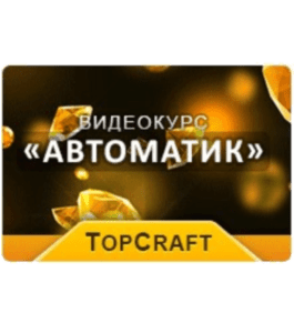 Видеокурс Автоматик 85 000 рублей на автоматизации сервиса (Евгения Куликова, TopCraft, Glopart)