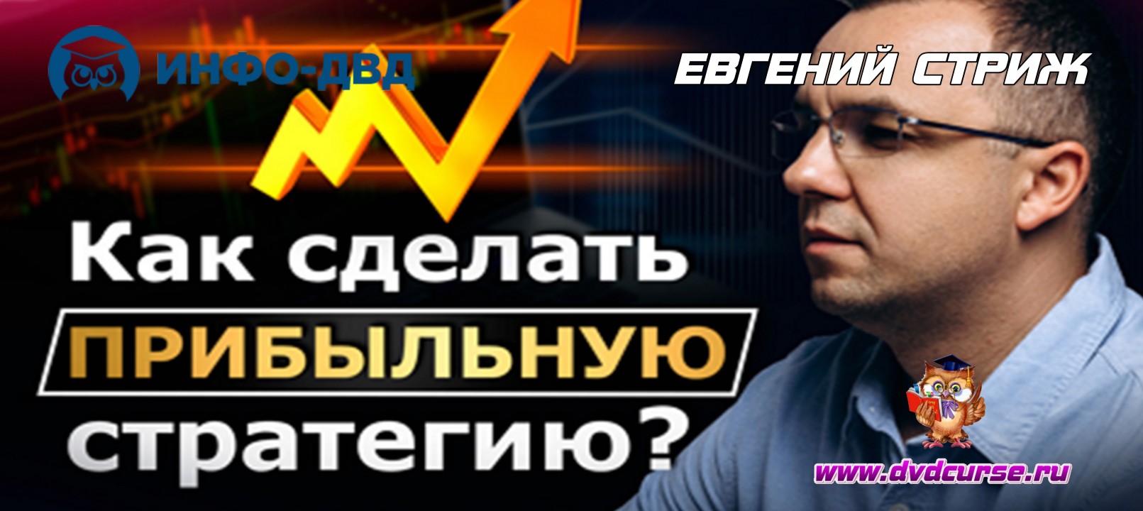 Видеозапись Как быстро создать свою прибыльную авто стратегию? - Евгений Стриж, Издательство Info-DVD