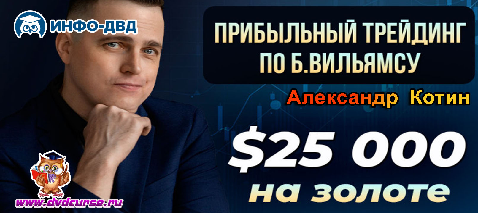 Видеозапись $25 000 двумя сделками - Александр Котин, Издательство Info-DVD