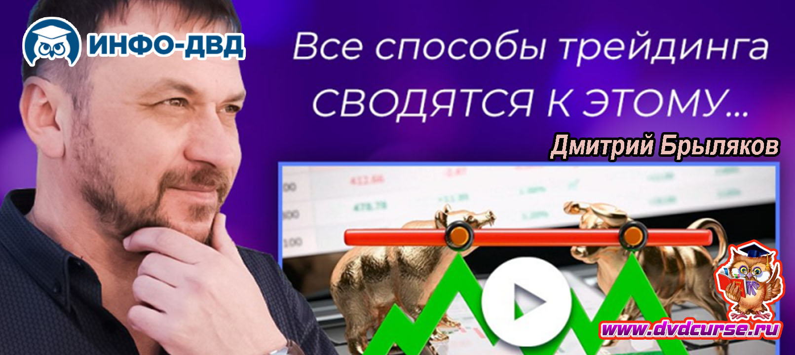 Видеозапись QuantumBot. Все способы трейдинга сводятся к этому - Дмитрий Брыляков, Издательство Info-DVD