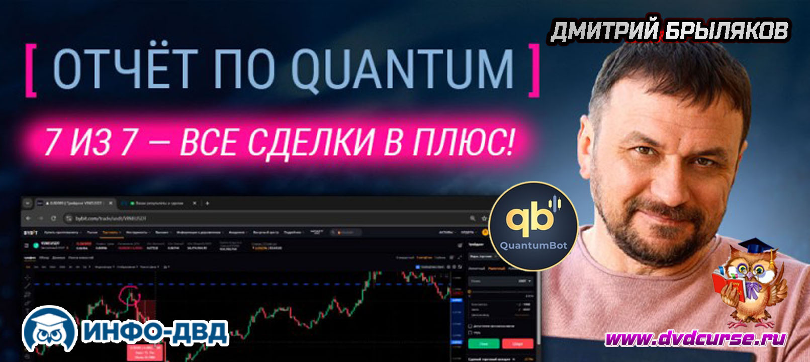 Видеозапись Quantum. 7 сигналовю за неделю отчет 18-24 августа - Дмитрий Брыляков, Издательство Info-DVD