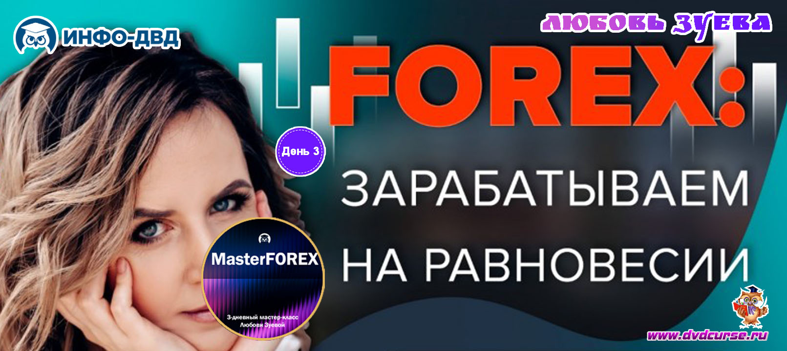 Трансляция Как найти идеальные точки входа и не потерять прибыль на ровном месте? День 3. - Любовь Зуева, Издательство Info-DVD