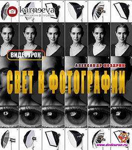 Видеоурок Свет как основа фотографии (Александр Ноздрин, Школа фотографии Елены Карнеевой)