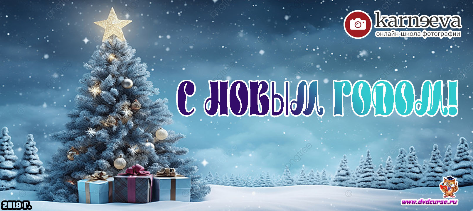 Распродажа С Новым 2020 годом (Елена Карнеева, Онлайн школа фотографии)