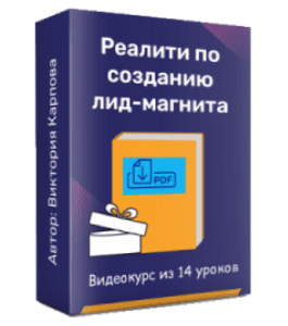 Видеокурс Создание своего Лид - Магнита (Виктория Карпова)