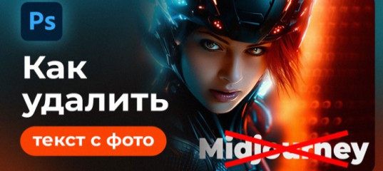 Видеоурок "Как удалить текст с фото в Photoshop. Самый быстрый способ" - Оксана Решетнёва, Creativo Видеоурок