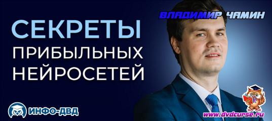 Трансляция Секреты прибыльных нейросетей - Владимир Чамин, Издательство Info-DVD