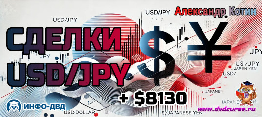 Видеозапись Cделки по USDJPY (+ $8130) (Александр Котин, Издательство Info-DVD) Видеозапись Cделки по USDJPY (+ $8130) (Александр Котин, Издательство Info-DVD)
