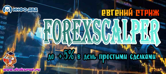 Трансляция ForexScalper: до +5% в день простыми сделками - Евгений Стриж, Издательство Info-DVD Трансляция ForexScalper: до +5% в день простыми сделками - Евгений Стриж, Издательство Info-DVD